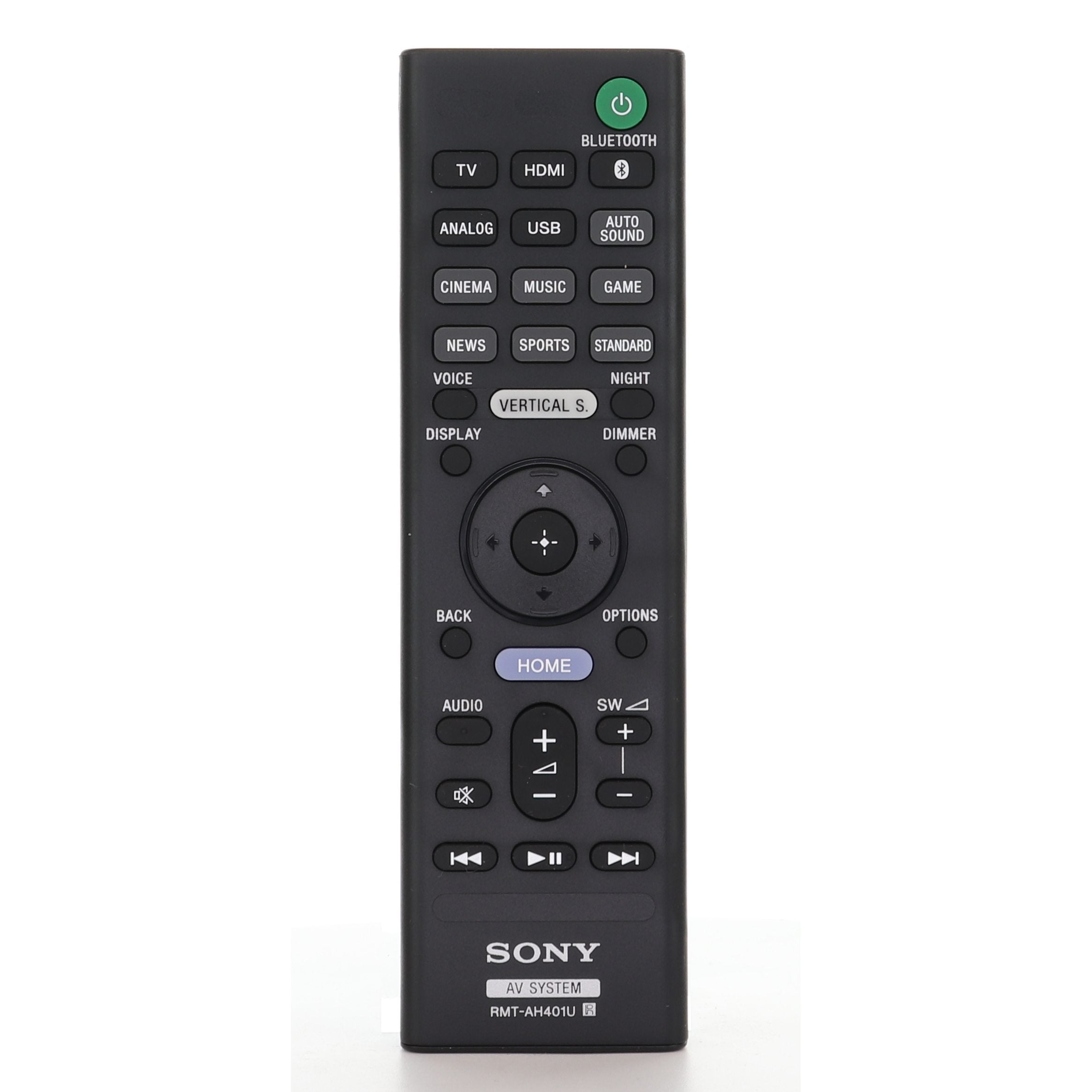 Sony RMT-AH401U Sound Bar Remote Control for HTX9000F - 1-493-354-11