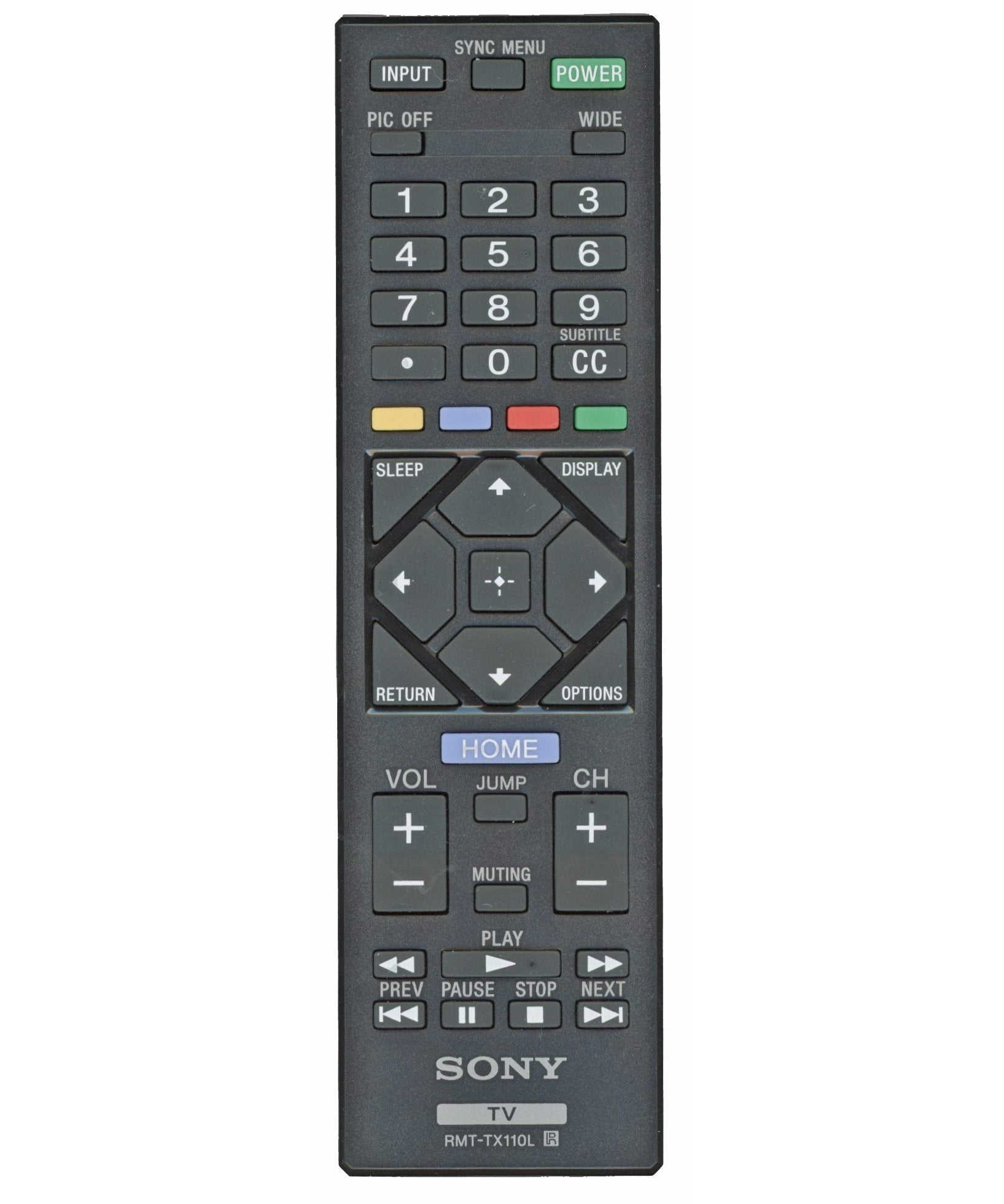 Sony RMT-TX110L TV Remote Control - RMTTX110L