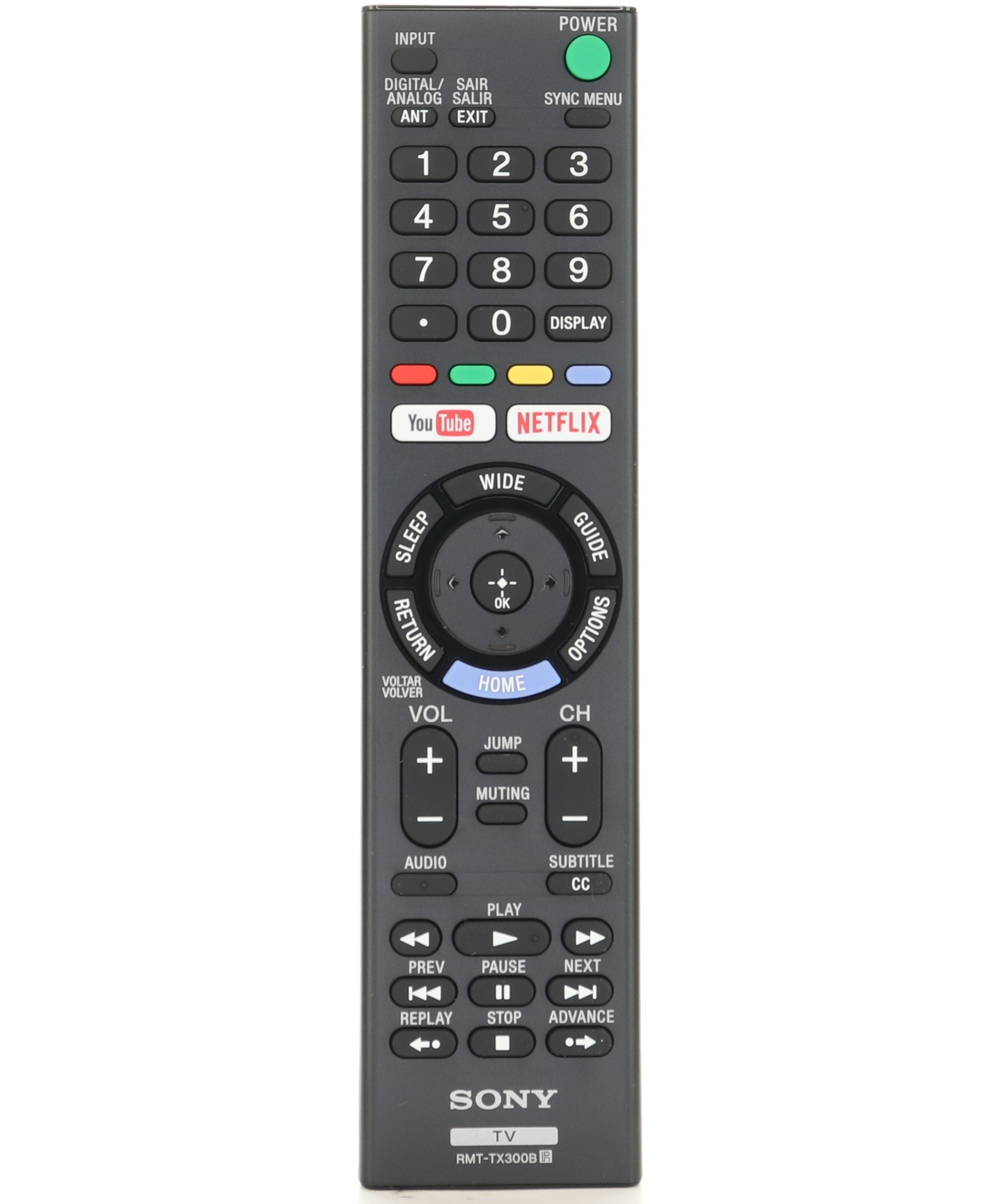 Sony RMT-TX300B Smart TV Remote Control | IR - RMTTX300B