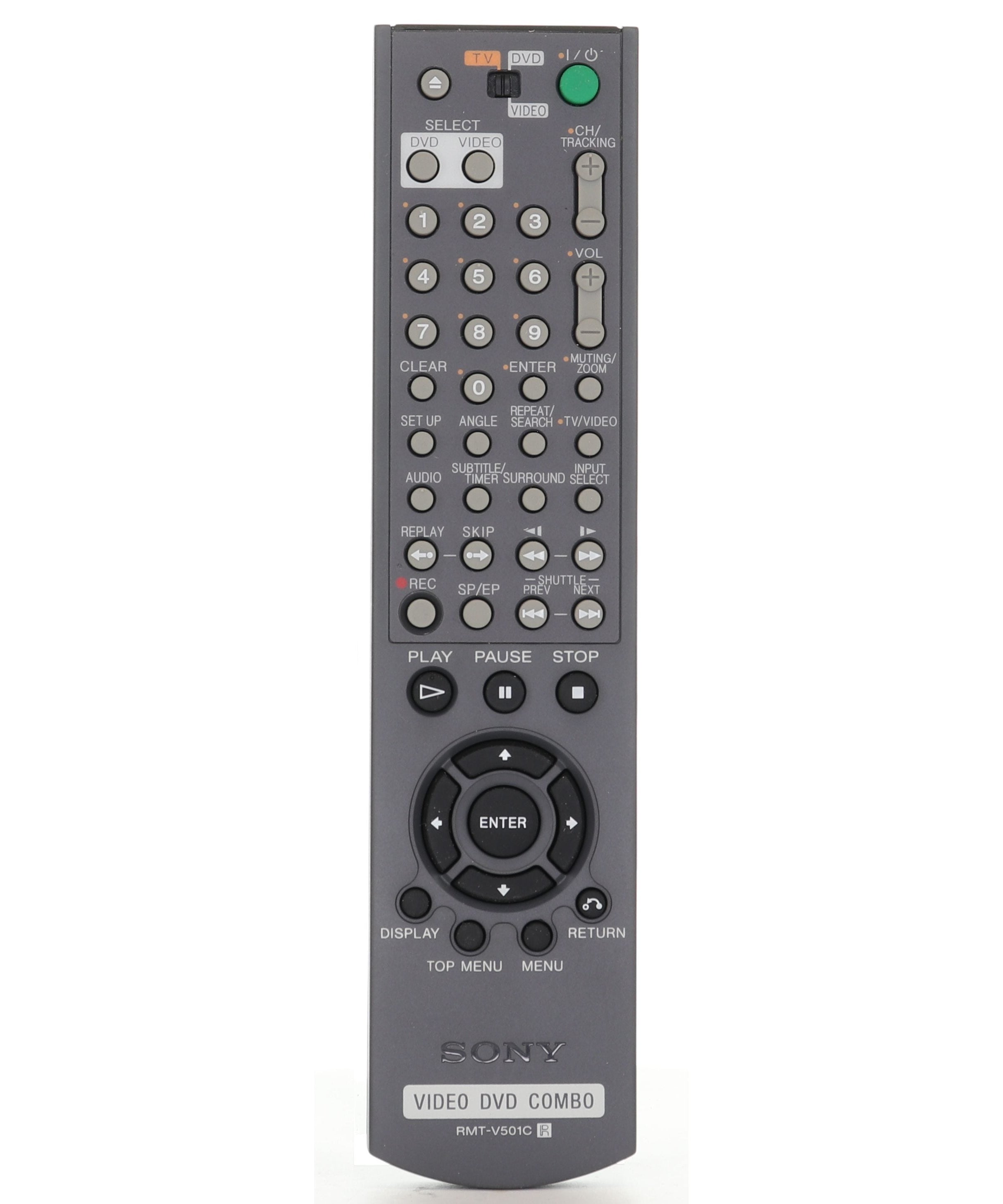 Sony RMT-V501C DVD/VCR Combo recorder Remote Control - 988506120 - RMTV501C