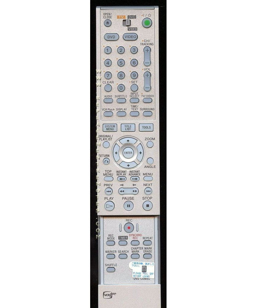 Sony RMT-V505 DVD/VCR Combo Remote Control - 147909411 - RMTV505