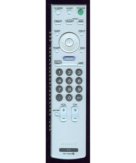 Sony RM-YD005 TV Remote Control - RMYD005
