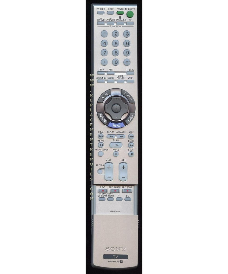 Sony RM-YD010 TV Remote Control - RMYD010