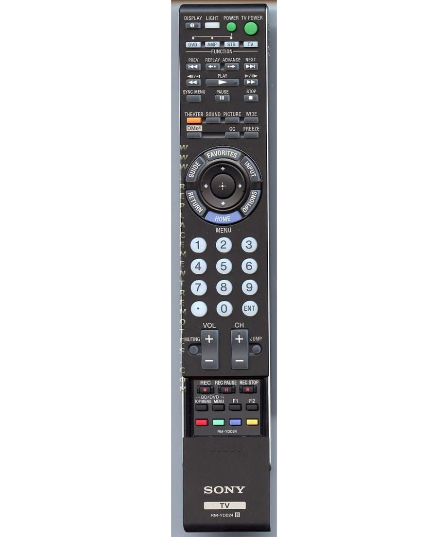 Sony RM-YD024 TV Remote Control - RMYD024