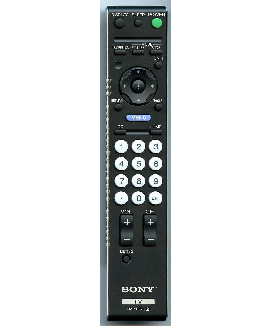Sony RM-YD025 TV Remote Control - RMYD025