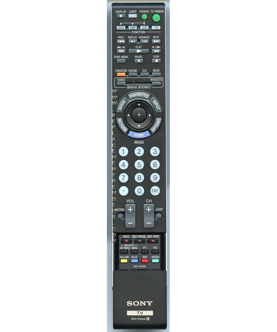 Sony RM-YD029 TV Remote Control - RMYD029