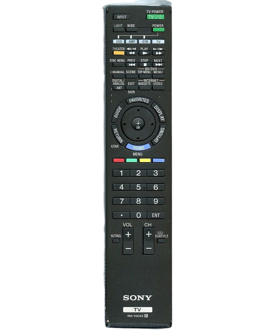 Sony RM-YD043 TV Remote Control - RMYD043