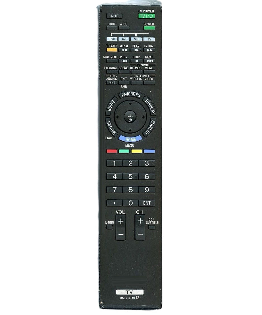 Sony RM-YD043 TV Remote Control - RMYD043