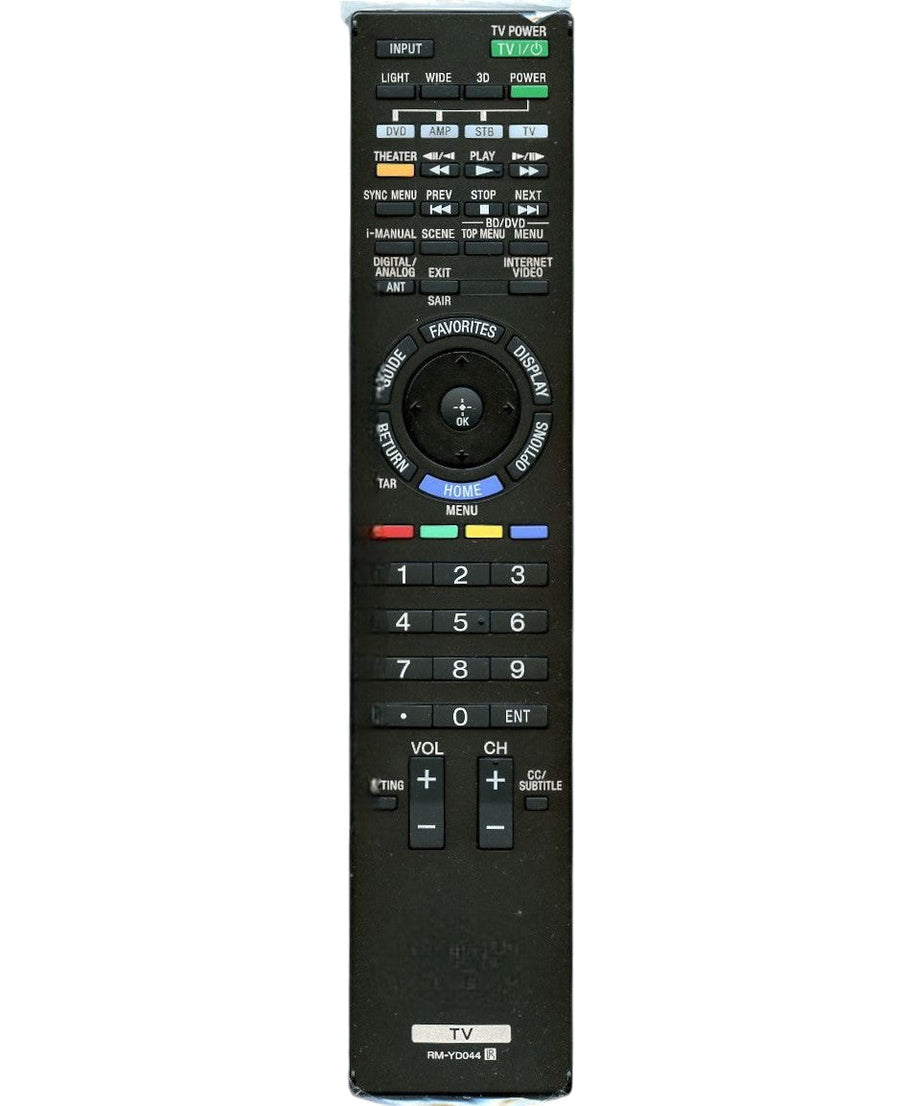 Sony RM-YD044 TV Remote Control - RMYD044