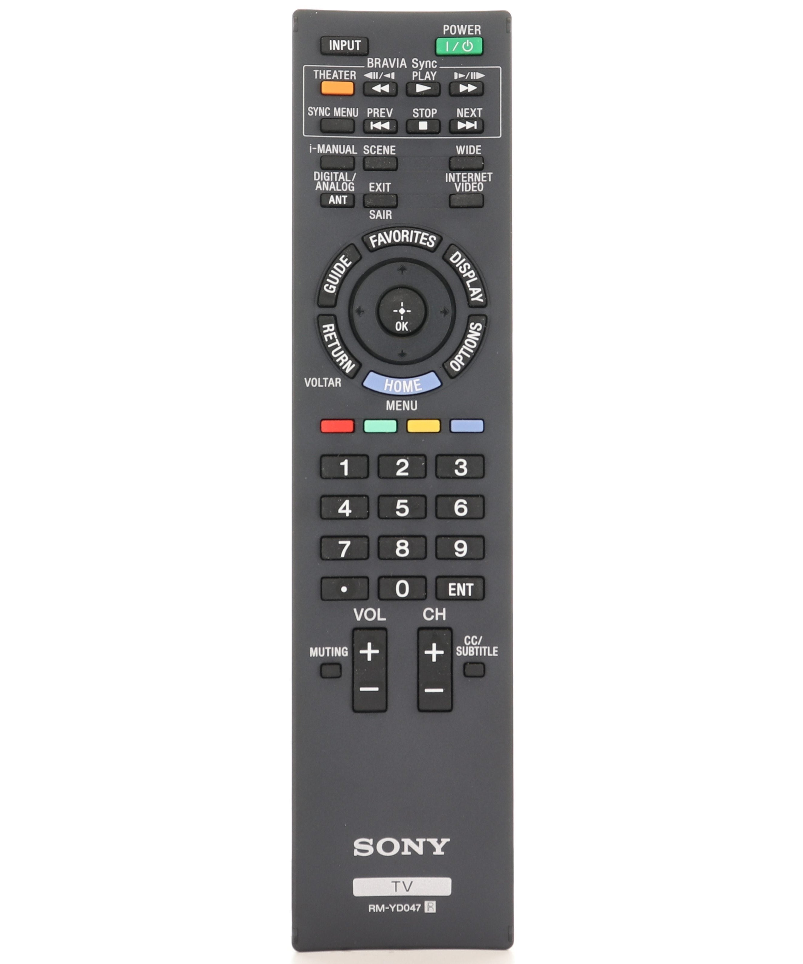 Sony RM-YD047 TV Remote Control - RMYD047