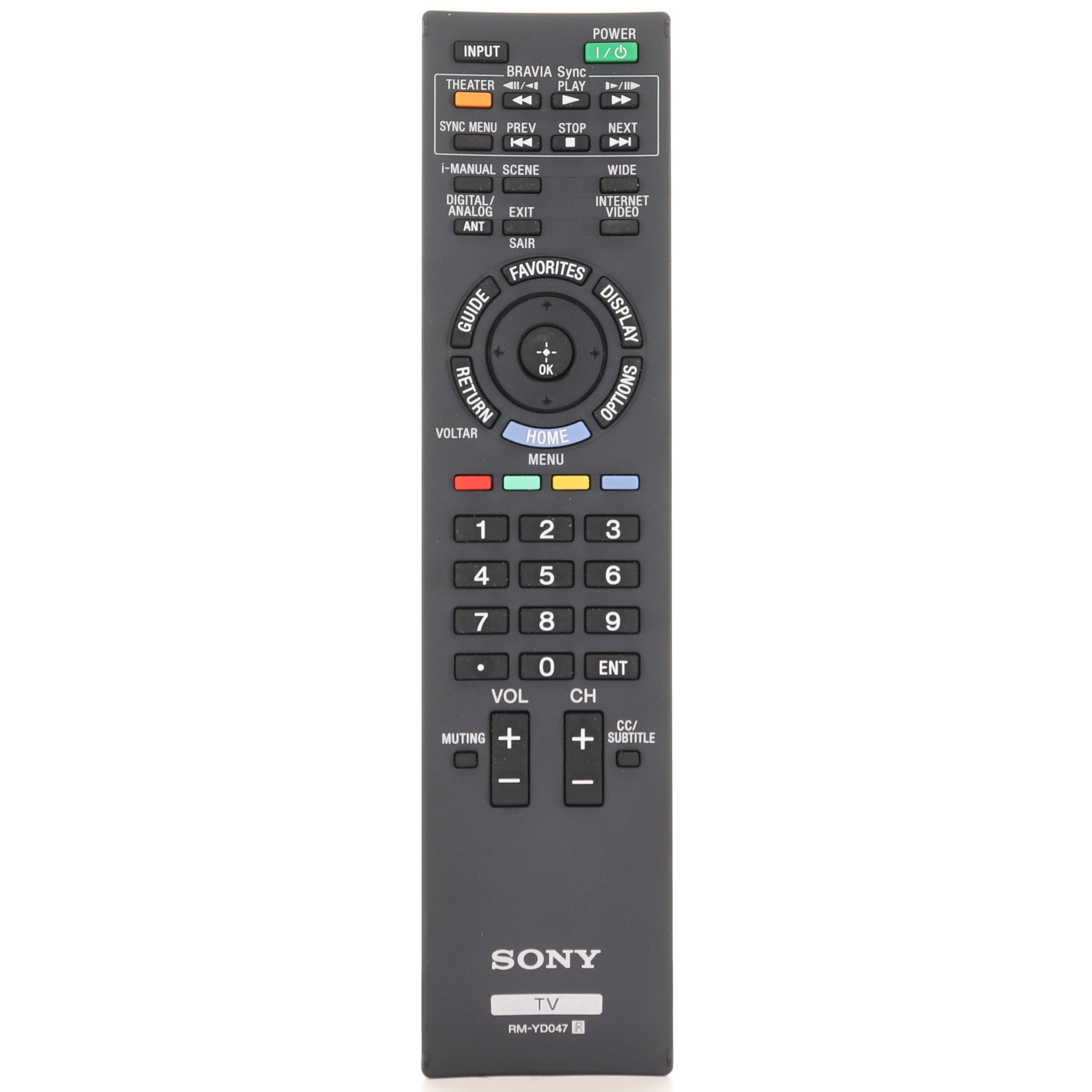 Sony RM-YD047 TV Remote Control - RMYD047