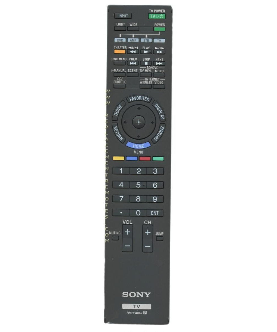 Sony RM-YD052 TV Remote Control - RMYD052