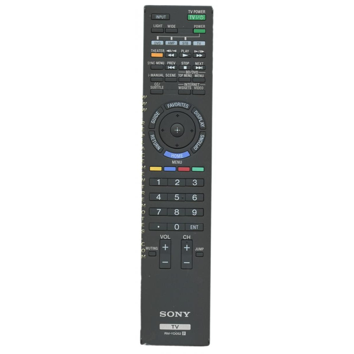 Sony RM-YD052 TV Remote Control - RMYD052