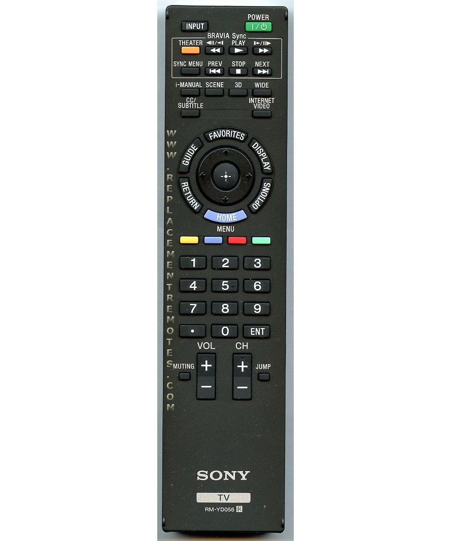 Sony RM-YD056 TV Remote Control - RMYD056