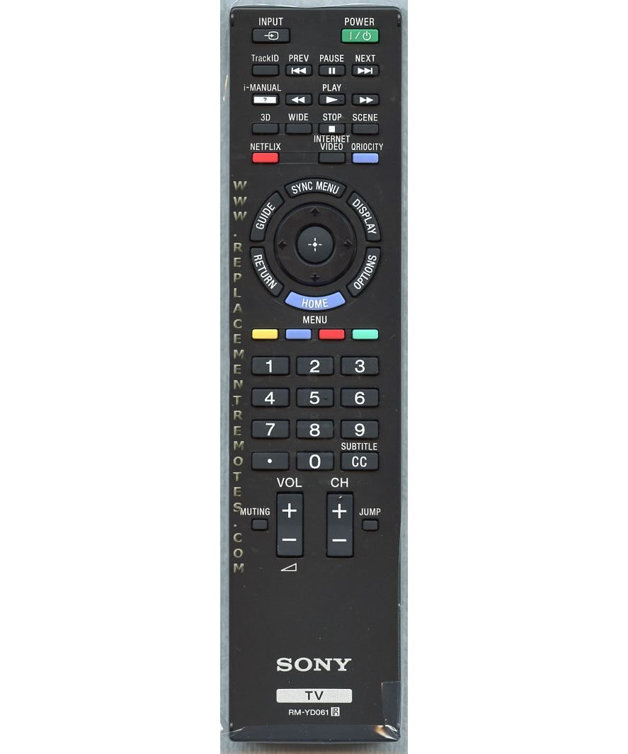 Sony RM-YD061 TV Remote Control - RMYD061