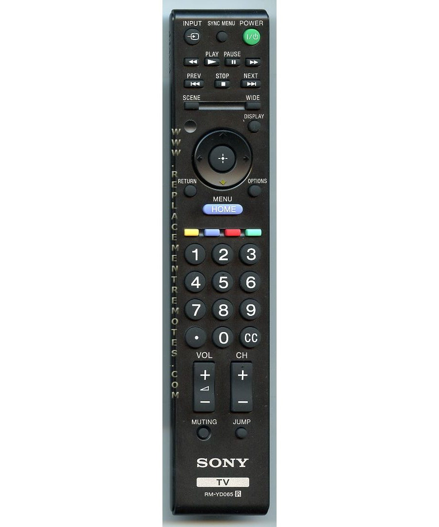 Sony RM-YD065 TV Remote Control - RMYD065