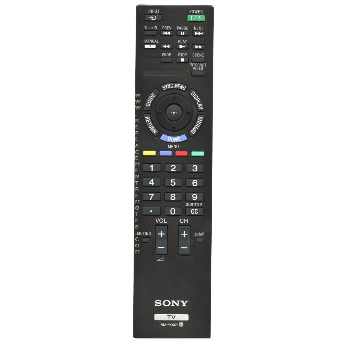 Sony RM-YD071 TV Remote Control - RMYD071