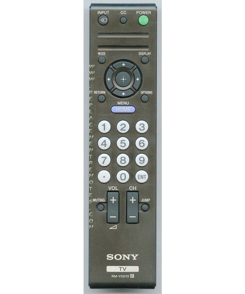 Sony RM-YD072 TV Remote Control - RMYD072