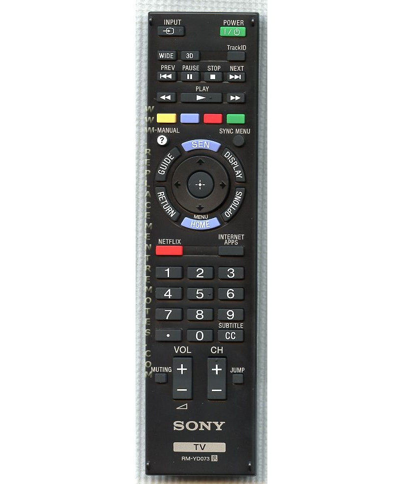 Sony RM-YD073 SMART TV Remote Control - 148999811 - RMYD073