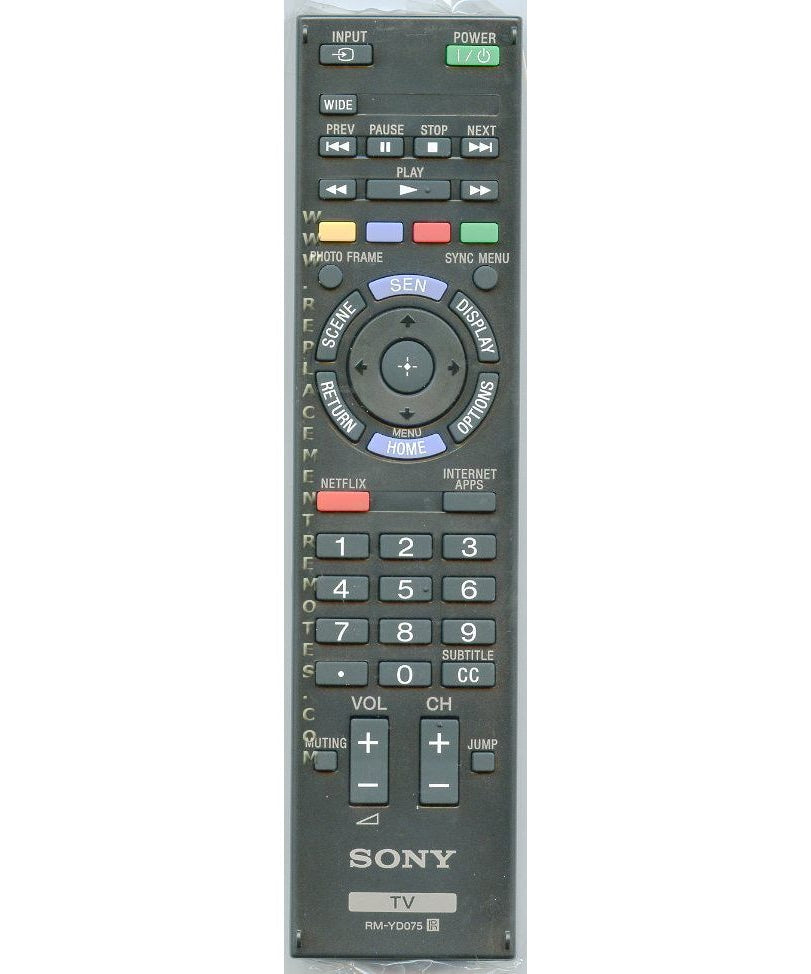 Sony RM-YD075 TV Remote Control - RMYD075
