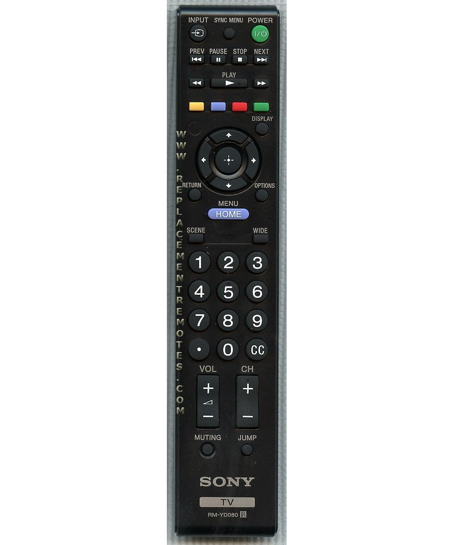 Sony RM-YD080 TV Remote Control - RMYD080