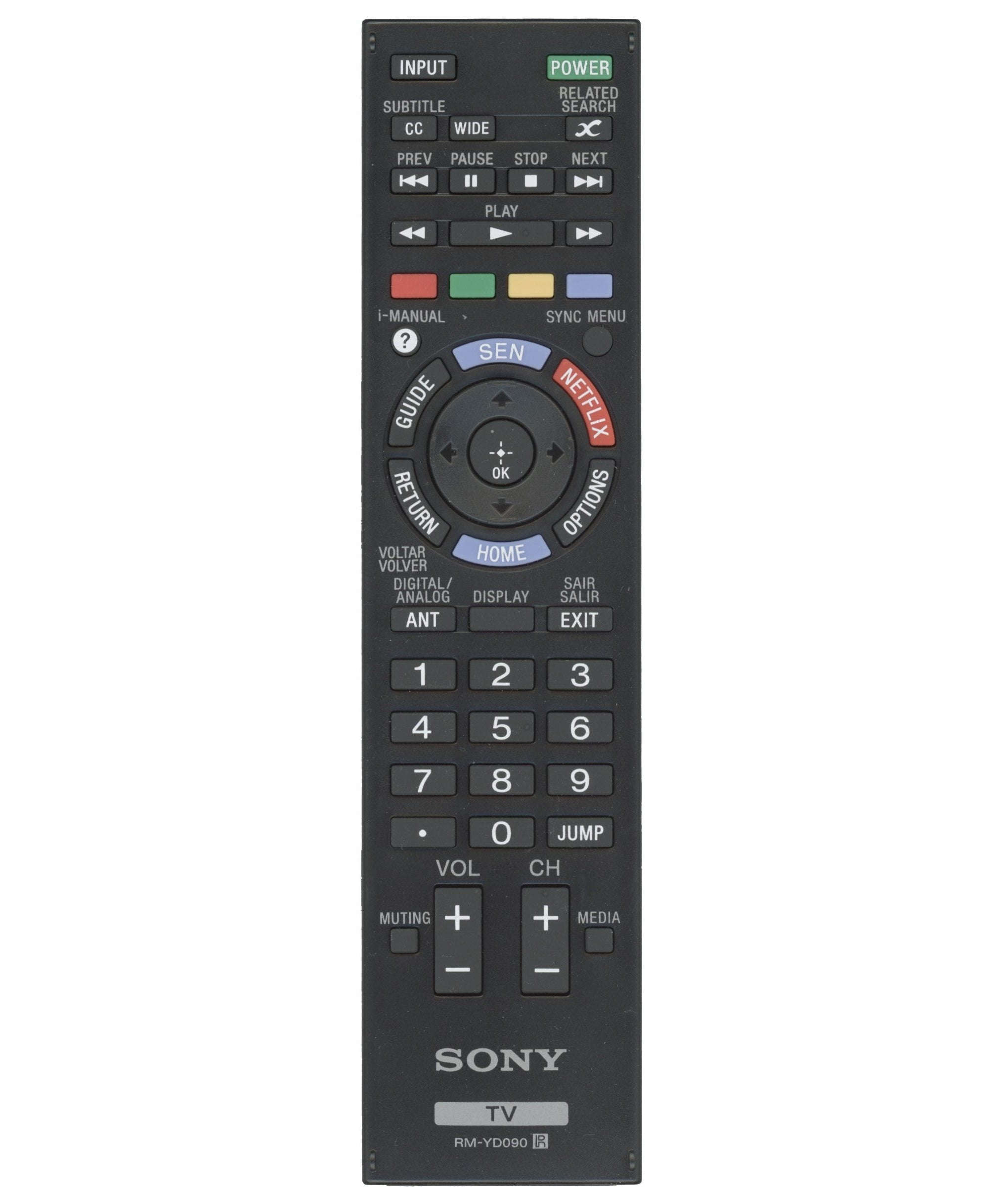 Sony RM-YD090 TV Remote Control - RMYD090
