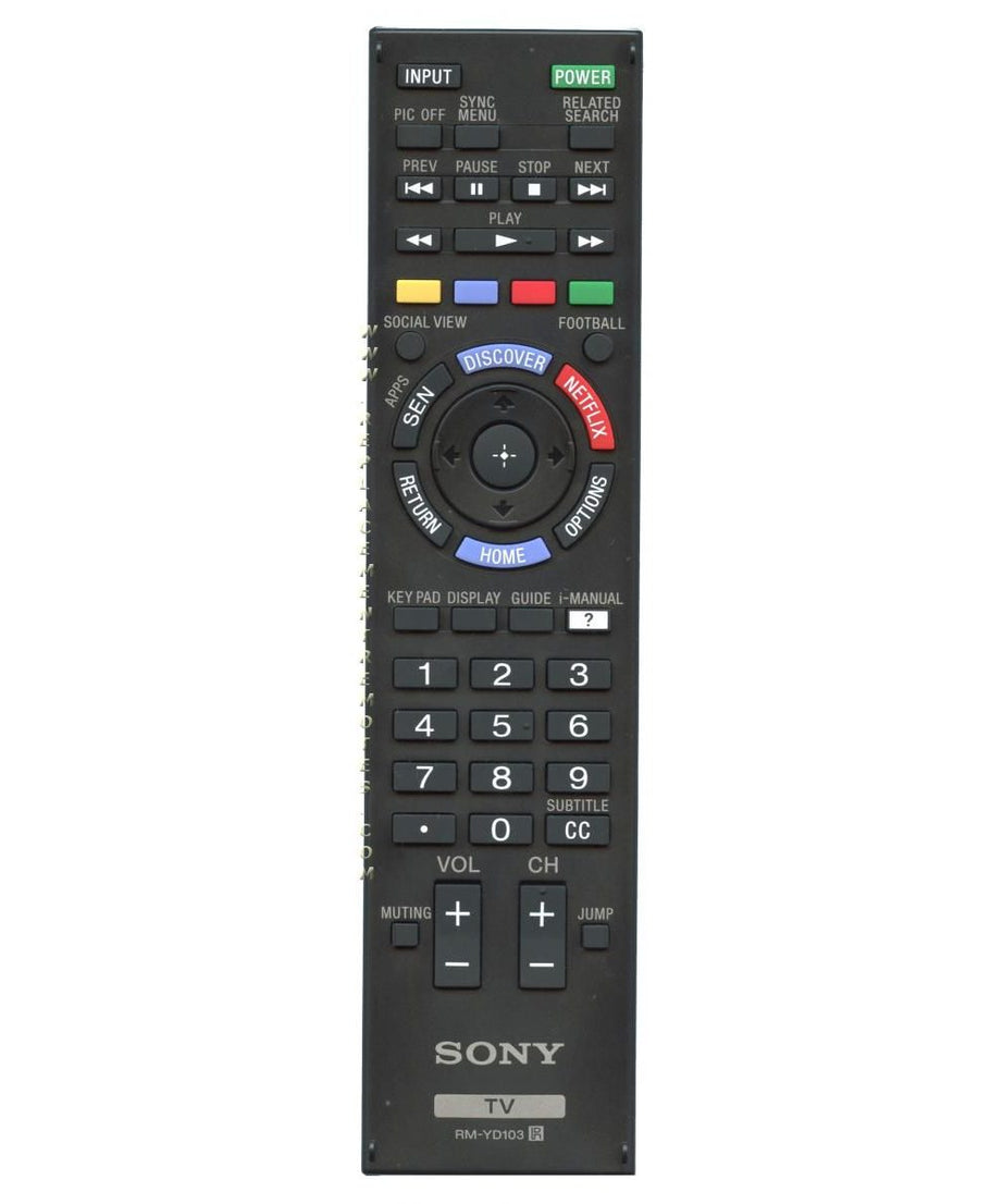 Sony RM-YD103 TV Remote Control - RMYD103