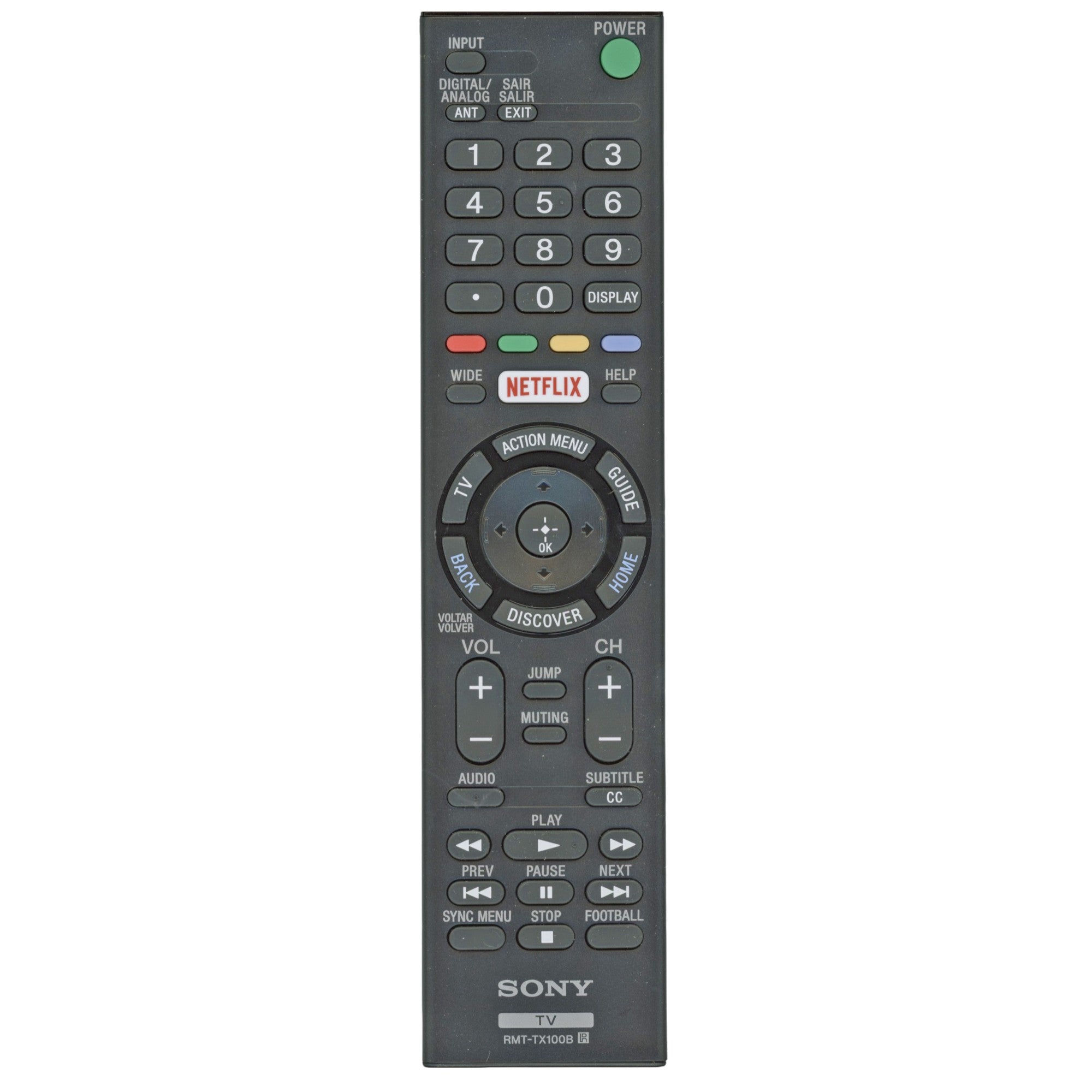 Sony RMT-TX100B TV Remote Control | IR - 1-492-975-21