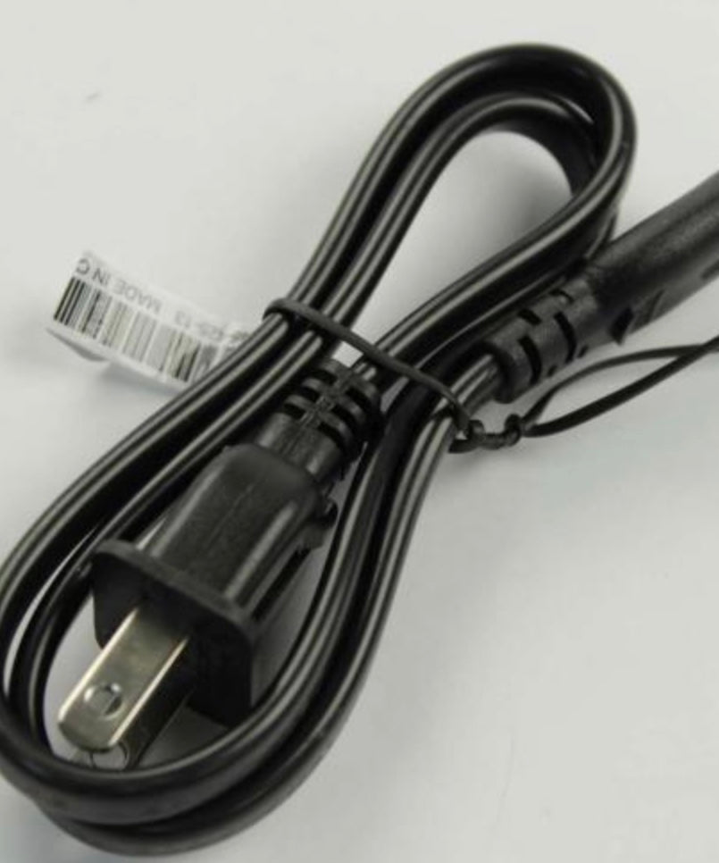 Sony 184642513 TV Power Cable | 5FT 2-Prong to C7 Figure-8 Non-Polarized Cord - 1-846-425-13