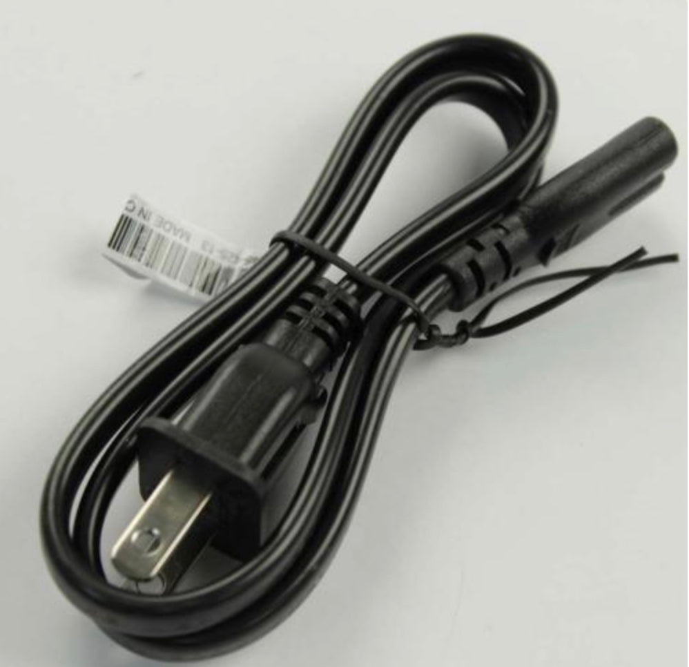 Sony 184642513 TV Power Cable | 5FT 2-Prong to C7 Figure-8 Non-Polarized Cord - 1-846-425-13