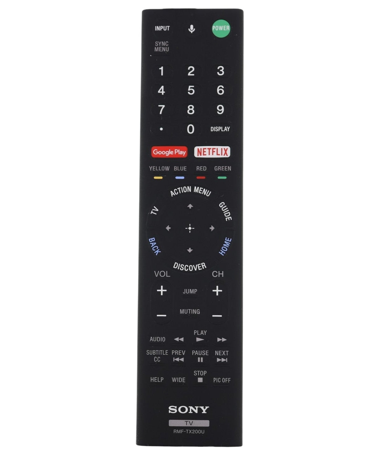Sony RMF-TX200U Smart Google TV Remote Control | RF | Voice - 1-493-127-11 / 1-493-127-21