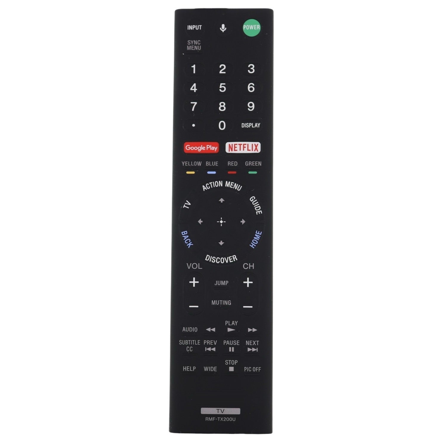 Sony RMF-TX200U Smart Google TV Remote Control | RF | Voice - 1-493-127-11 / 1-493-127-21