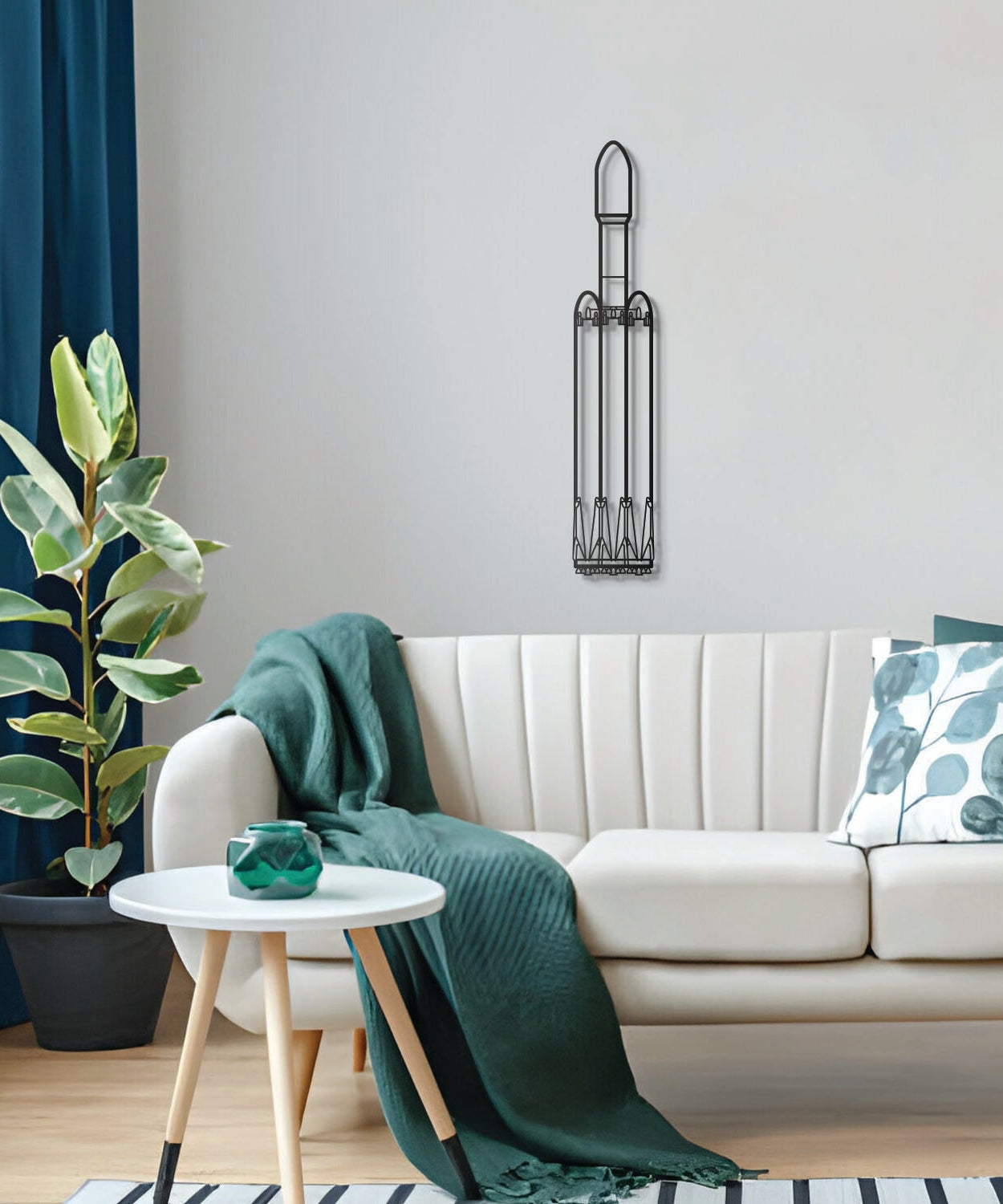 Falcon Heavy Metallflugzeug-Wandkunst - NCP0226