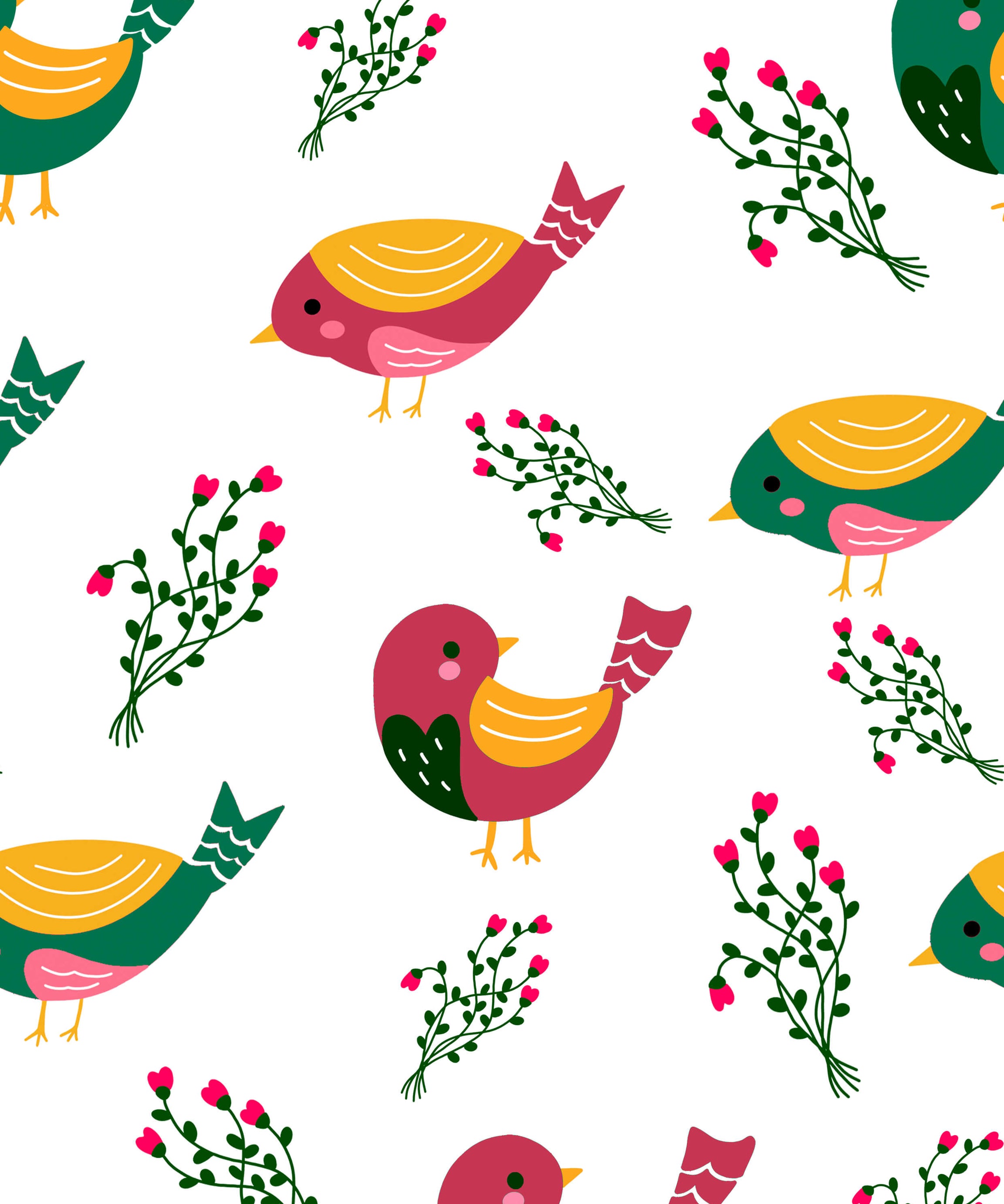 Sparrow Printed Canopy