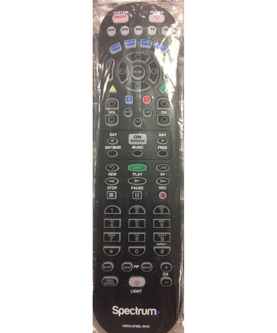 Spectrum UR5U8780LBHA Cable Remote Control