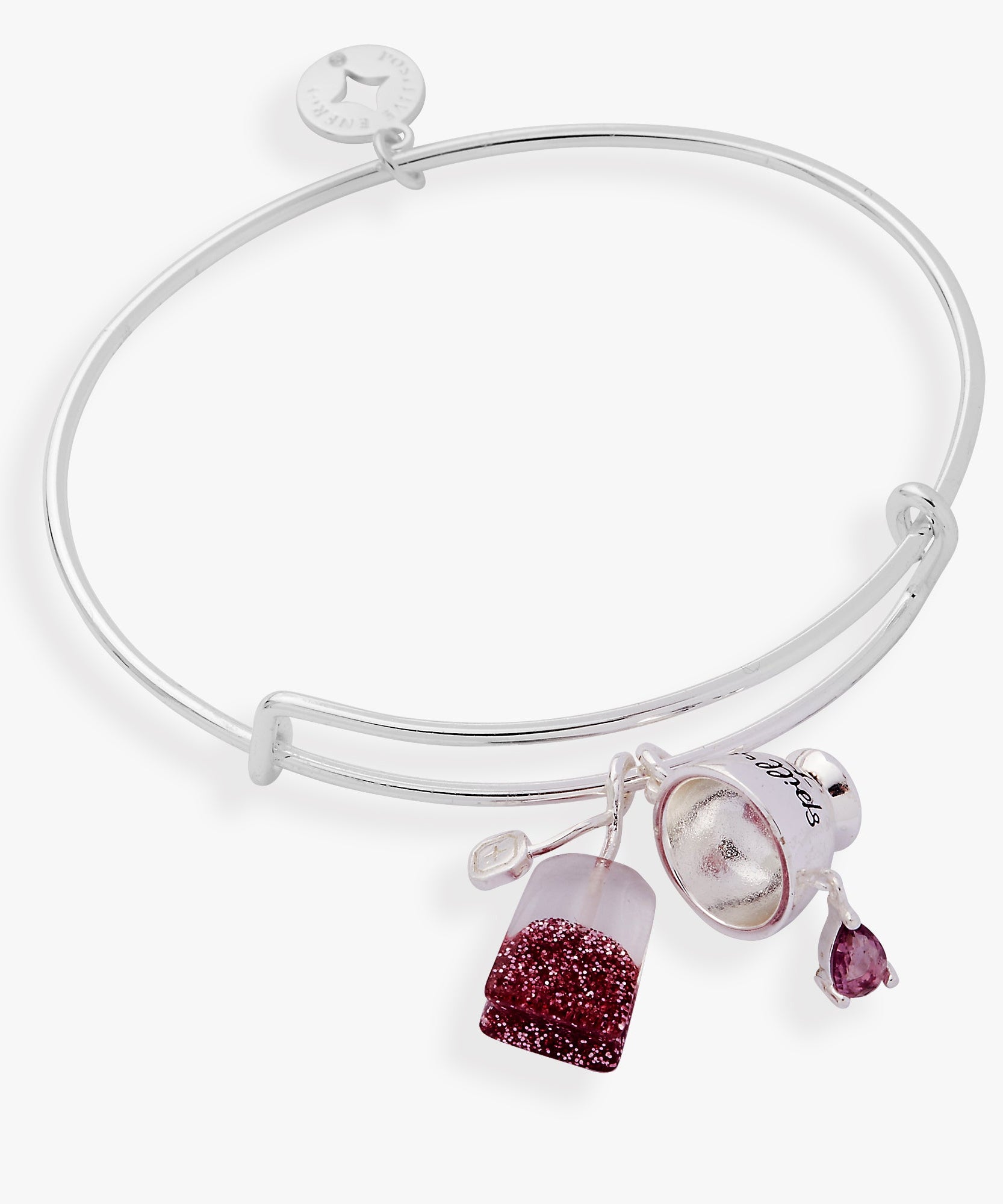 'Spill the Tea' Cup & Tea Bag Charm Bangle