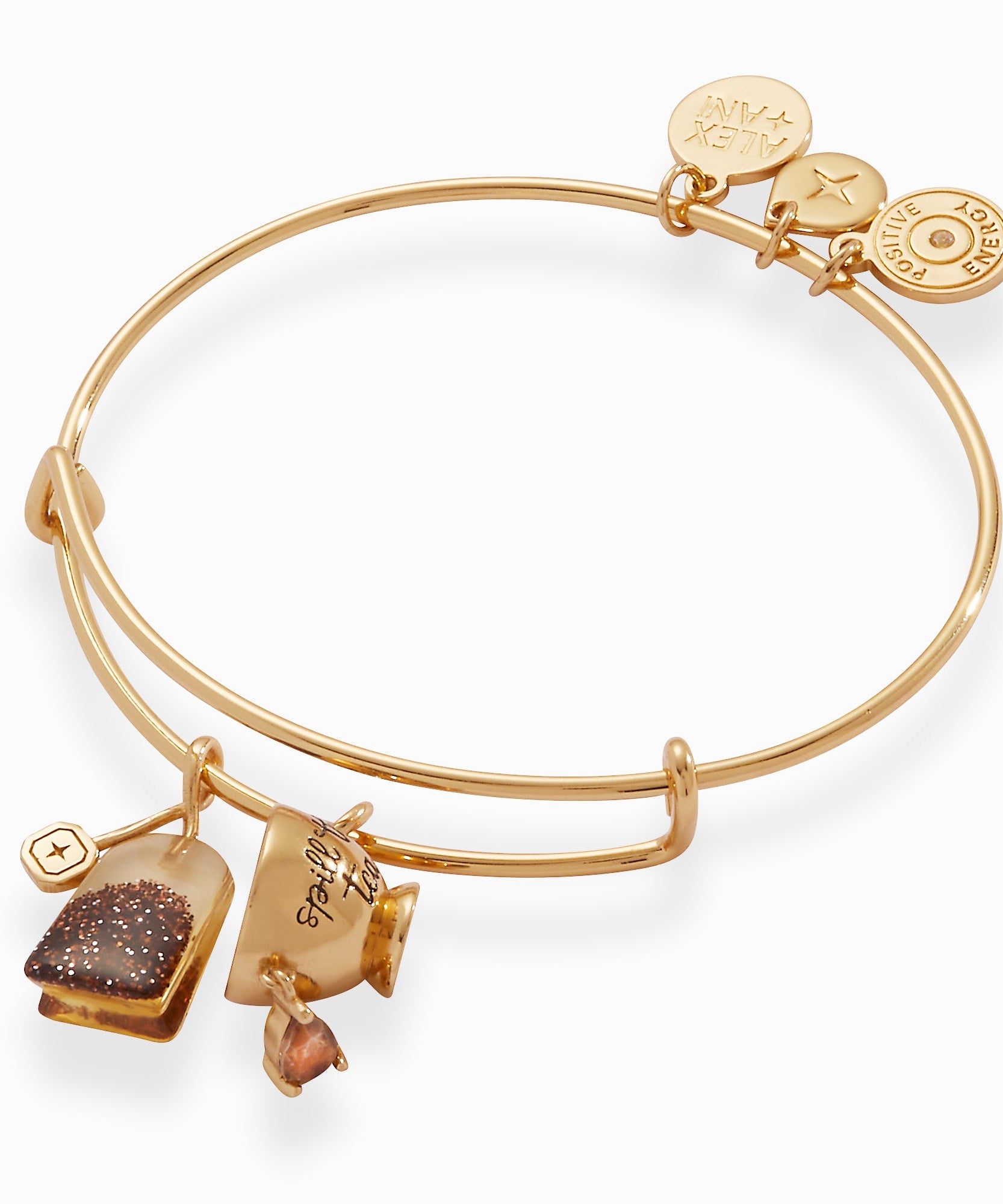'Spill the Tea' Cup & Tea Bag Charm Bangle
