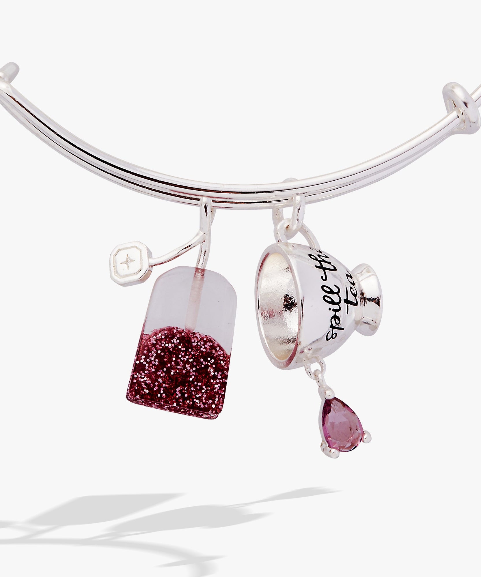 'Spill the Tea' Cup & Tea Bag Charm Bangle