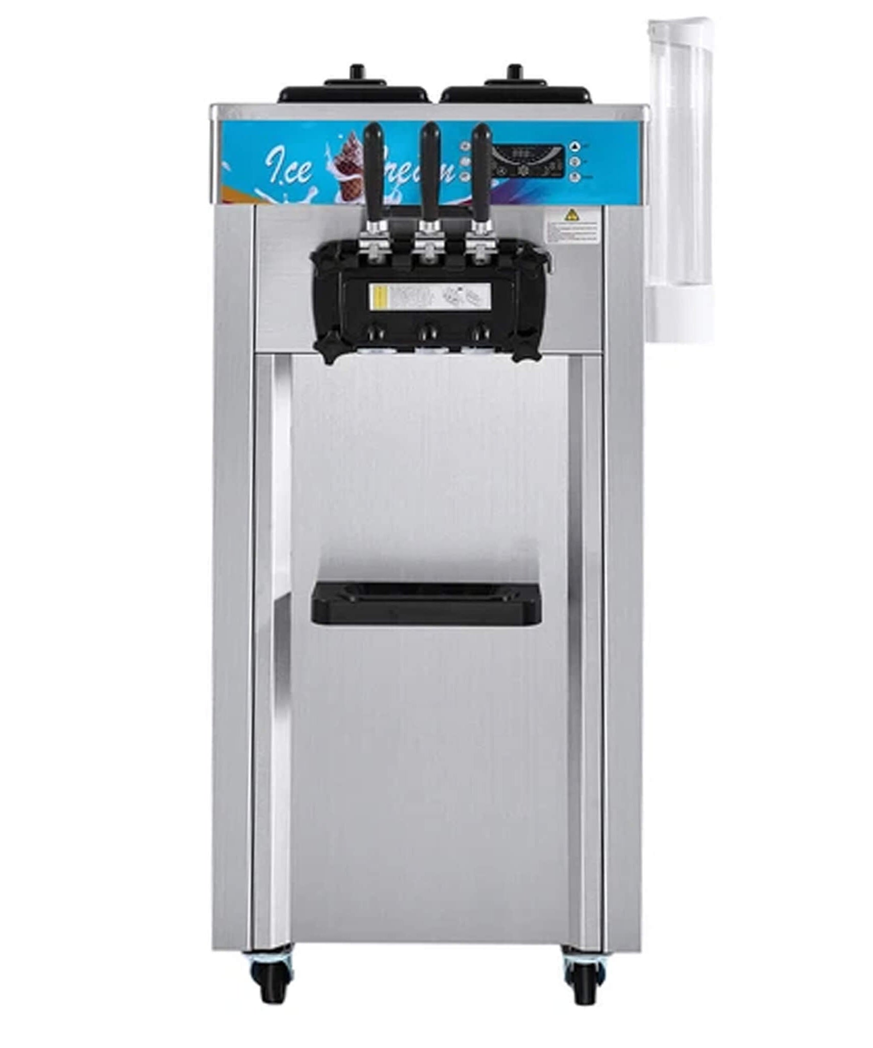Stainless Steel Commercial 21-31 L/H 3-Flavor Soft Serve Ice Cream Machine Maker (SAK65291)