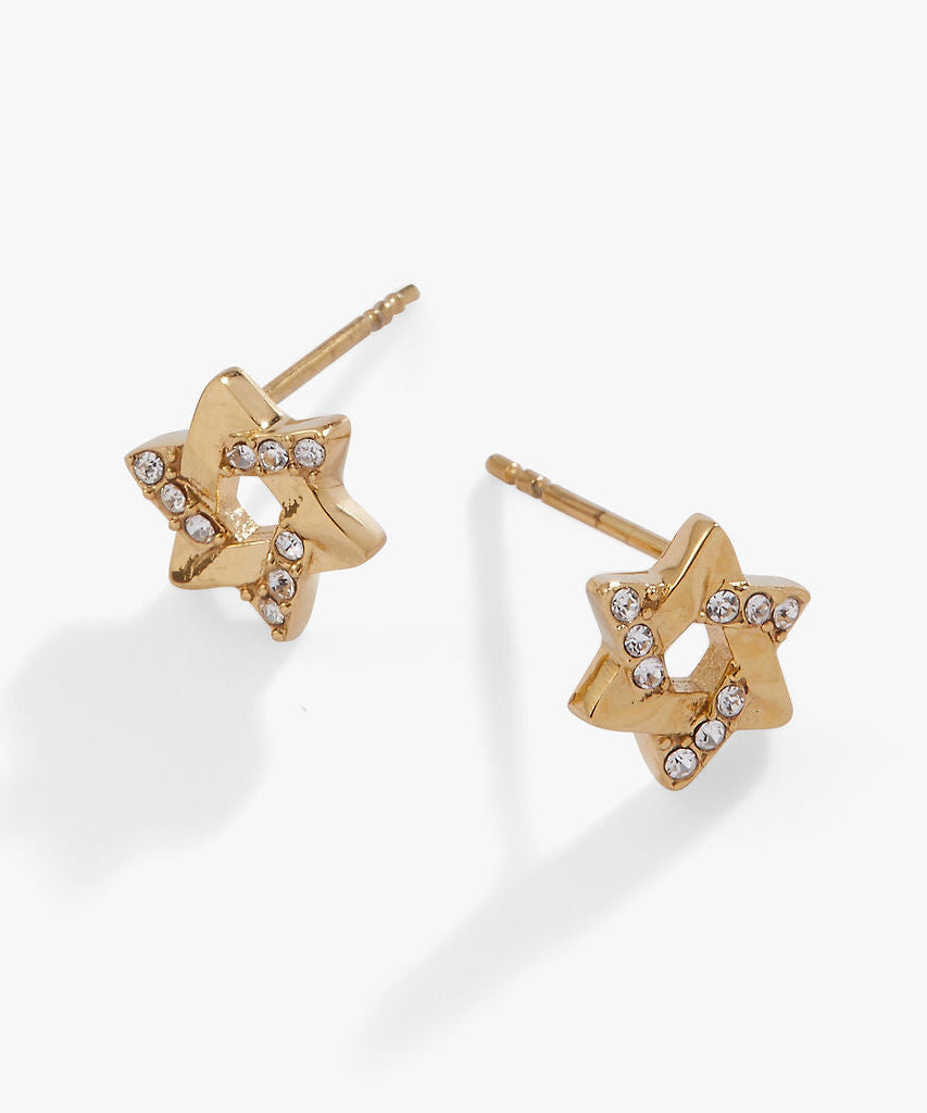 Star of David Mini Stud Earrings