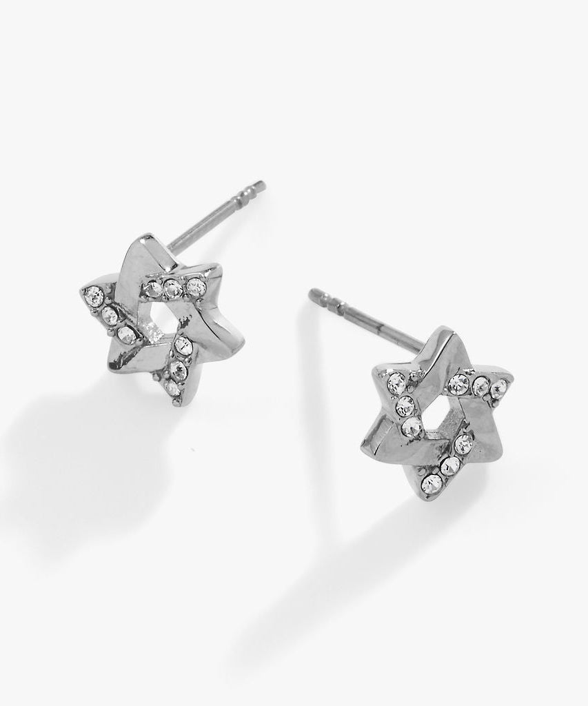 Star of David Mini Stud Earrings