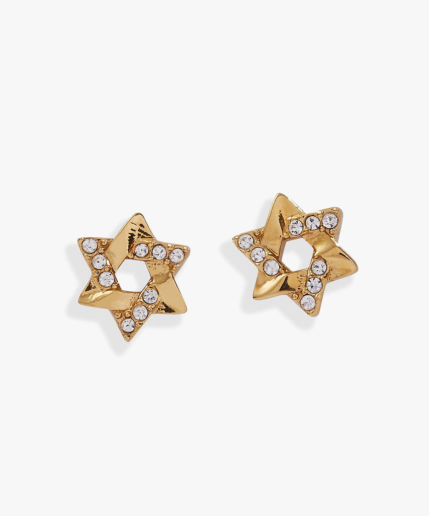 Star of David Mini Stud Earrings