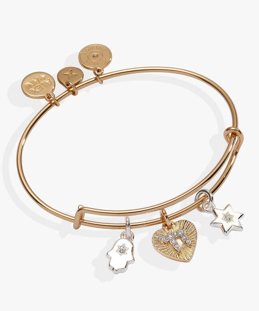 Faith and Family Star of David Charm Bangle