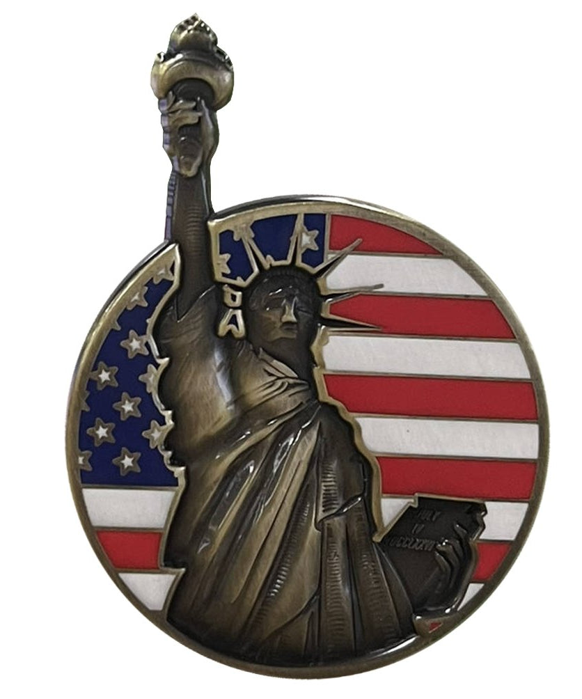 Emaille-Pin Freiheitsstatue