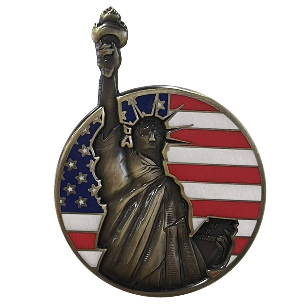Emaille-Pin Freiheitsstatue