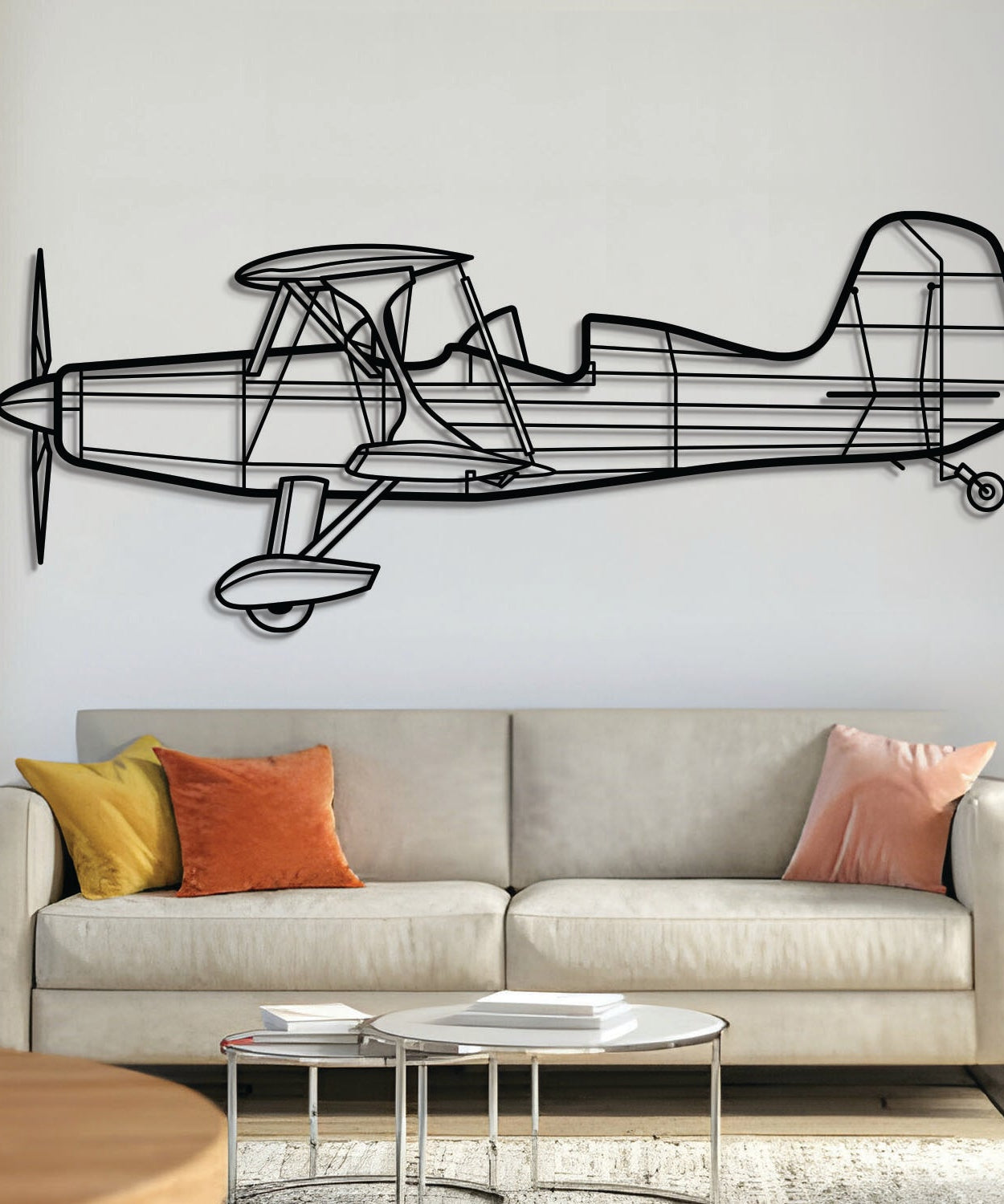 Starduster Too Metallflugzeug Wandkunst - NCP0135