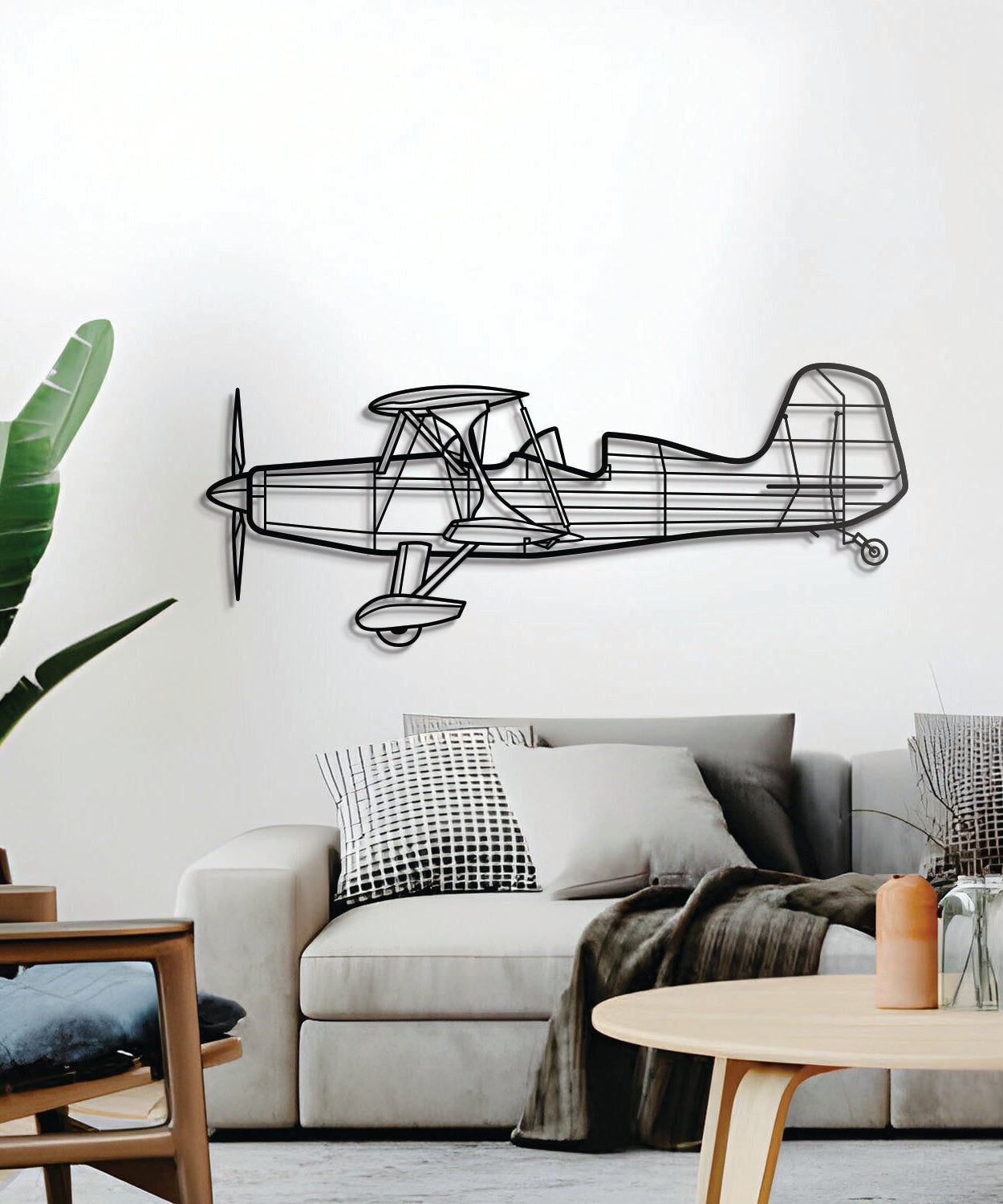 Starduster Too Metallflugzeug Wandkunst - NCP0135