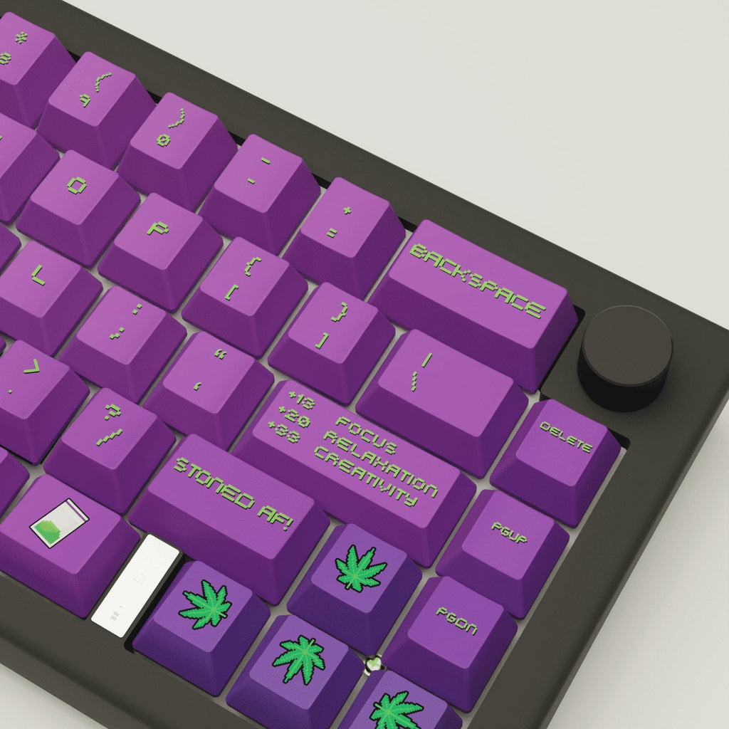 Stoner Design Keycaps and Mechanical Keyboard