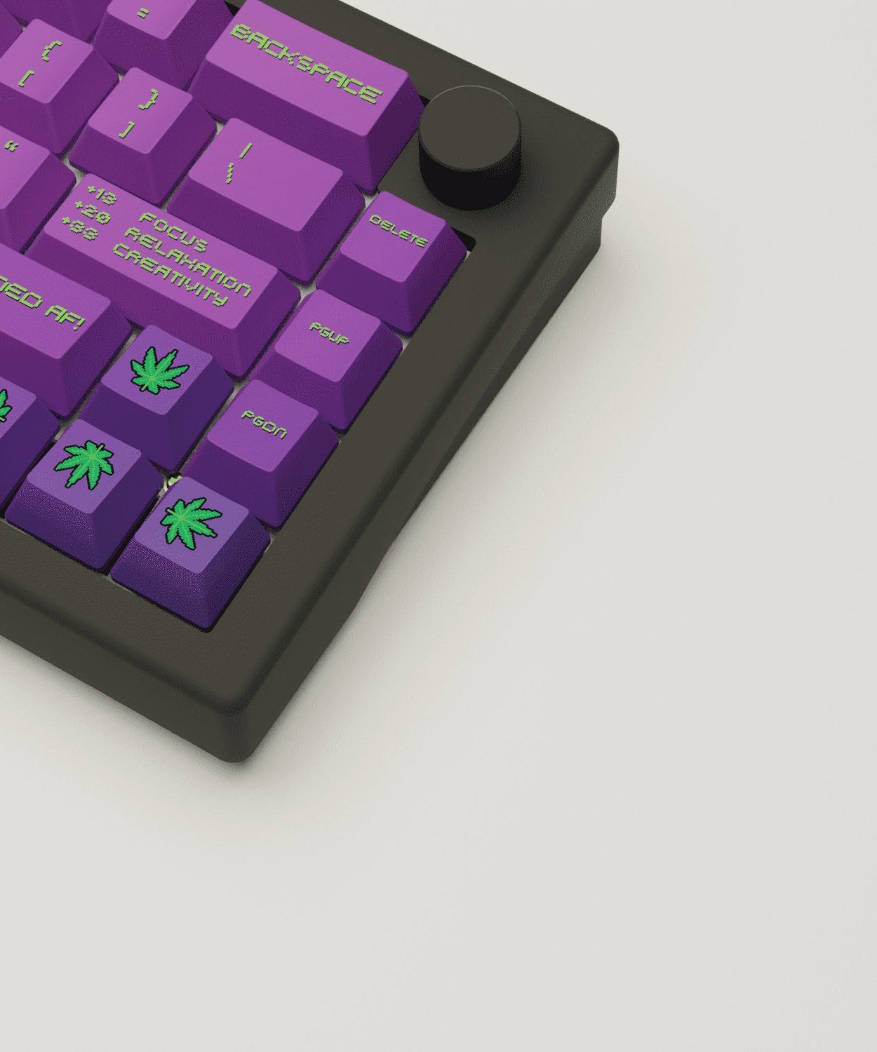Stoner Design Keycaps and Mechanical Keyboard