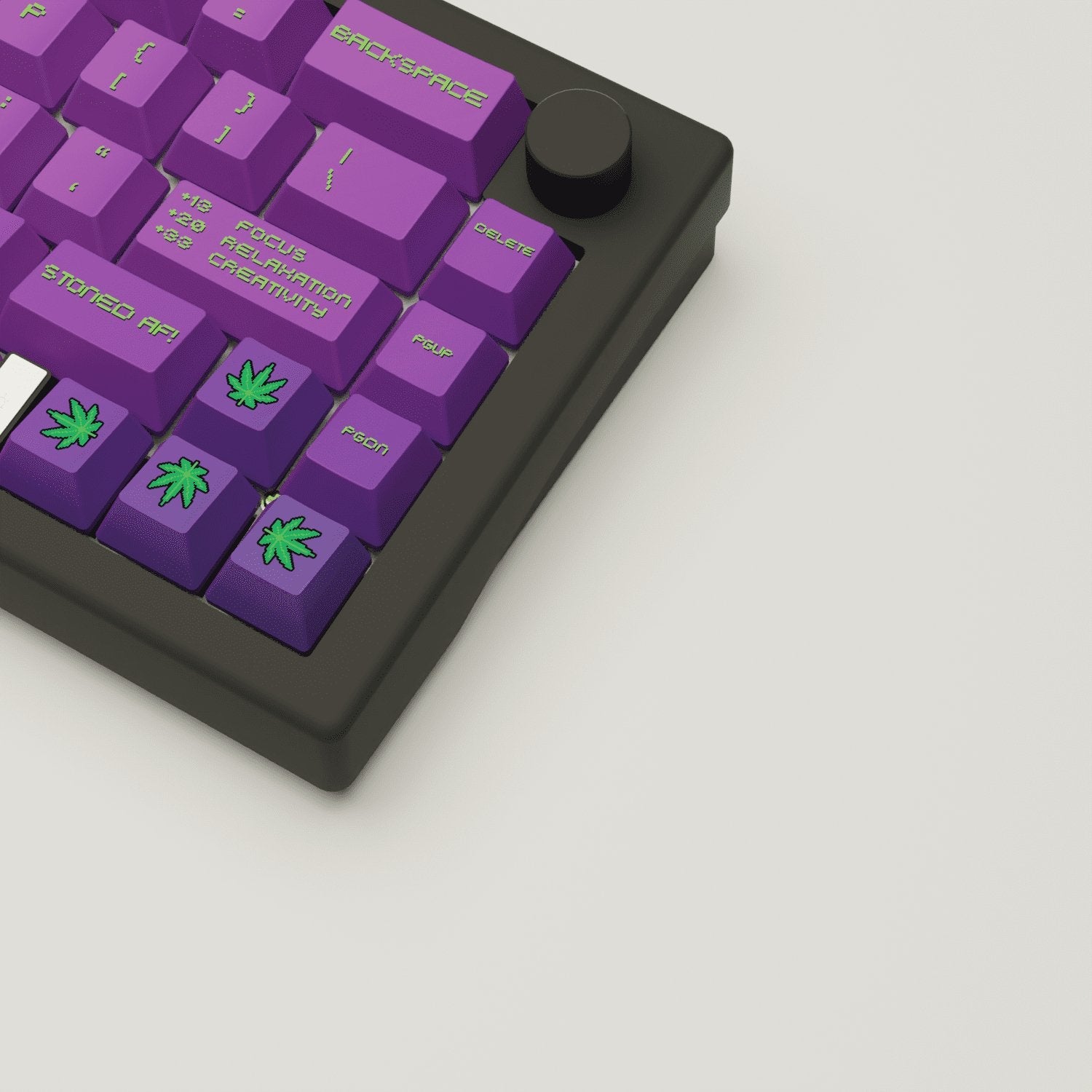 Stoner Design Keycaps and Mechanical Keyboard